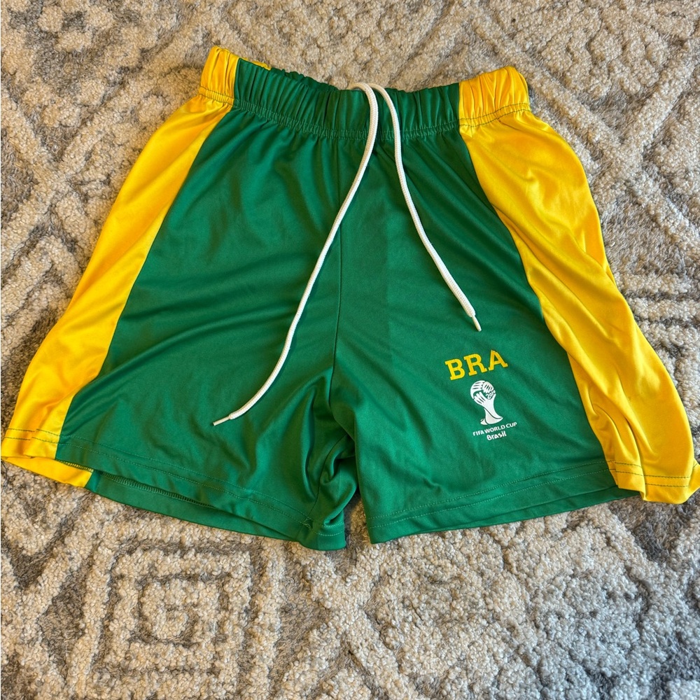 Kids Brazil FIFA World Cup Athletic Shorts